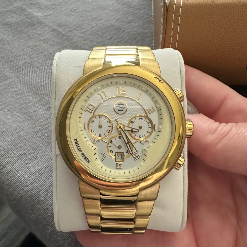 Philip Stein gold watch